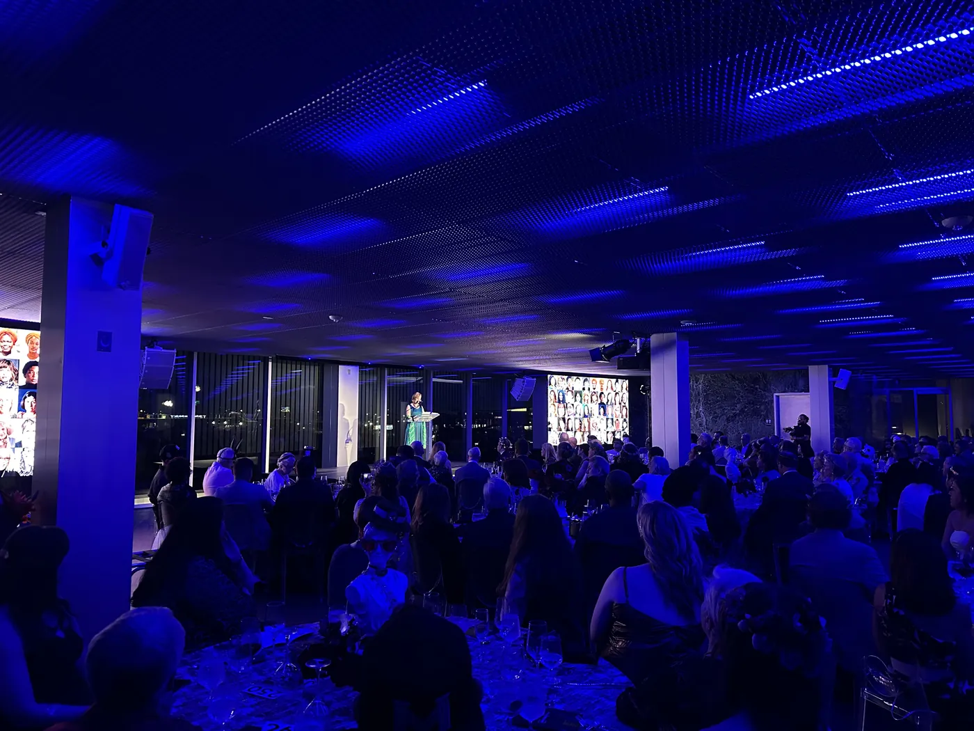 Full event production in Houston — LED wall, lighting and audio operated by Tech Base